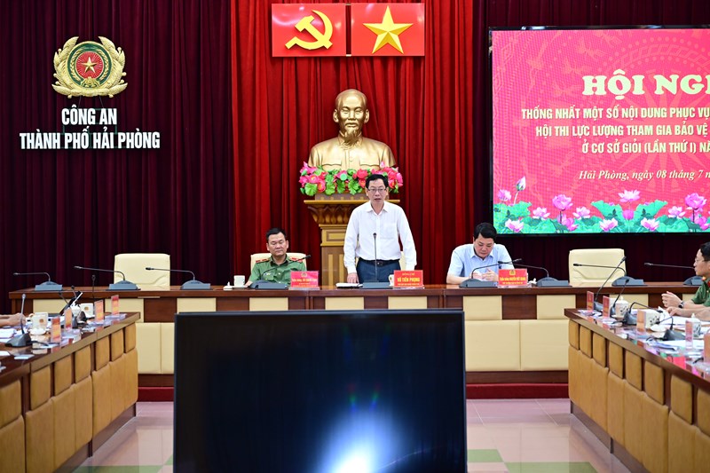 Thống nhất nội dung phục vụ Chung kết Hội thi lực lượng tham gia bảo vệ an ninh, trật tự ở cơ sở giỏi toàn quốc lần thứ nhất